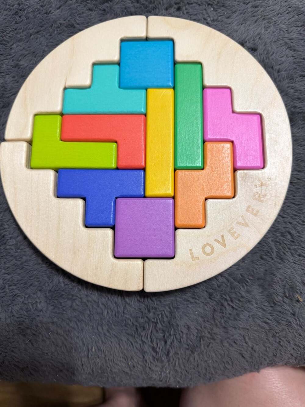 LOVEVERY puzzle Montessori toy Like new
